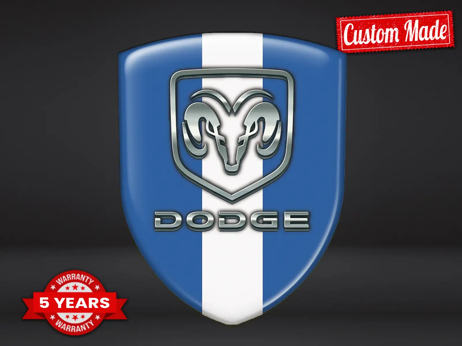 Dodge Harz Sticker Racing Edition Edle Dome Labels